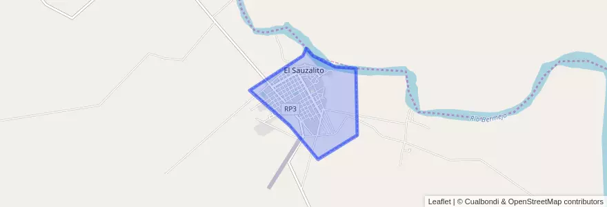 Mapa de ubicacion de El Sauzalito.