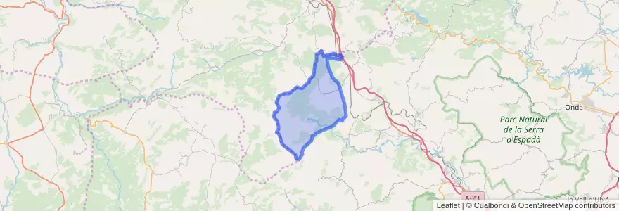 Mapa de ubicacion de El Toro.