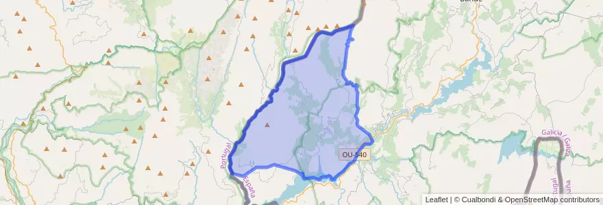 Mapa de ubicacion de Entrimo.