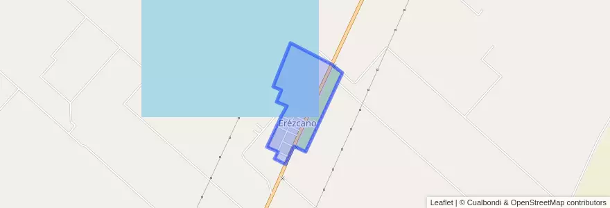 Mapa de ubicacion de Erézcano.