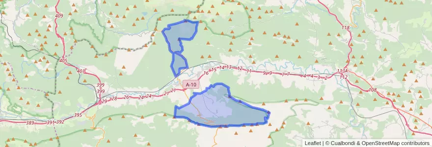 Mapa de ubicacion de Ergoiena.