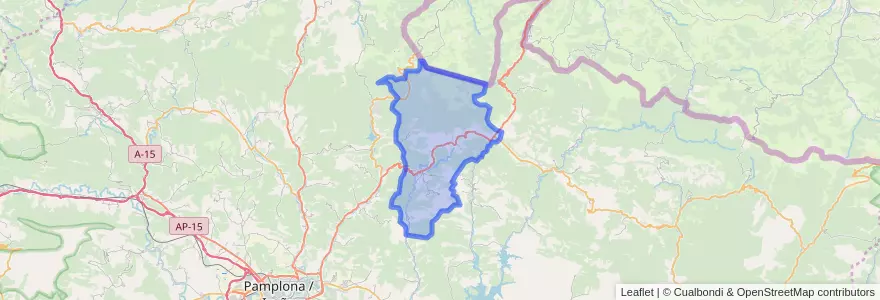 Mapa de ubicacion de Erro.