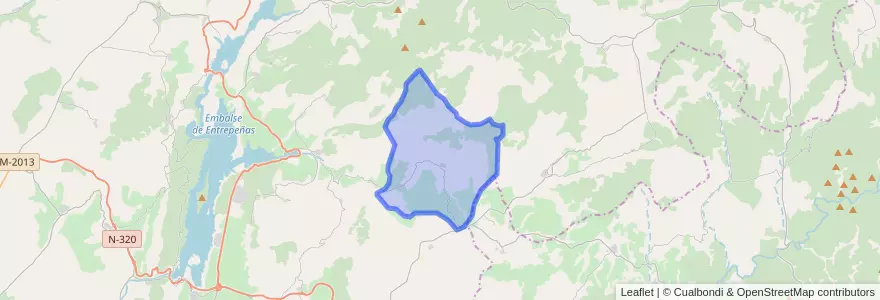 Mapa de ubicacion de Escamilla.
