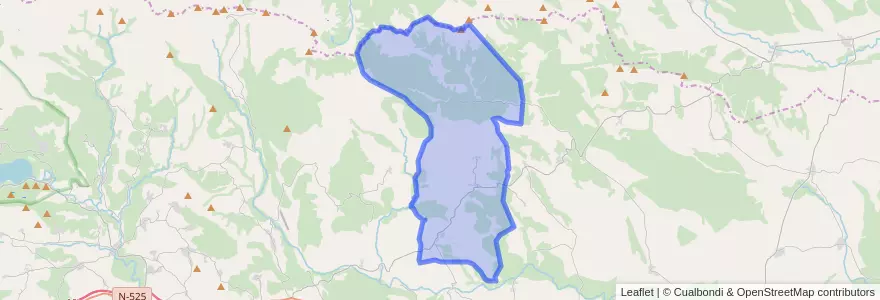Mapa de ubicacion de Espadañedo.
