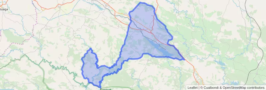 Mapa de ubicacion de Espiel.