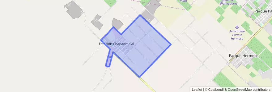 Mapa de ubicacion de Estación Chapadmalal.