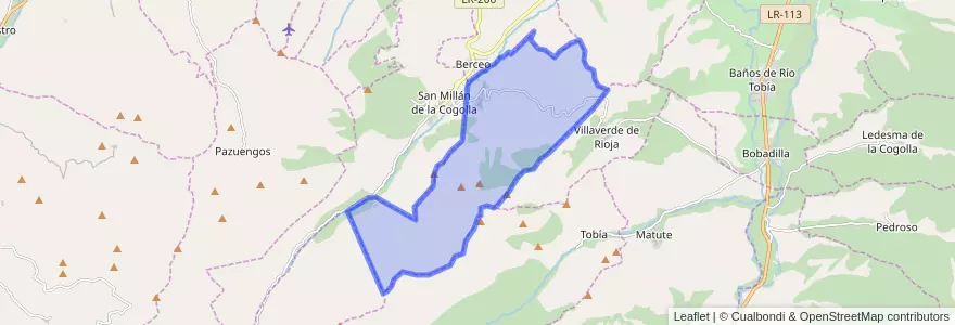 Mapa de ubicacion de Estollo.