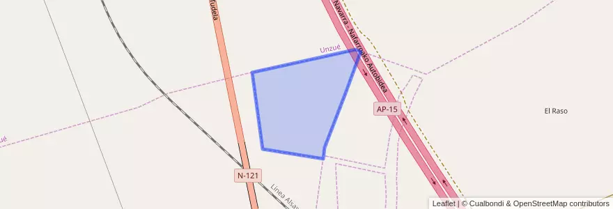 Mapa de ubicacion de Facería 106.