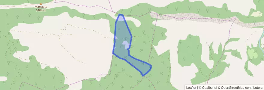 Mapa de ubicacion de Facería 2.