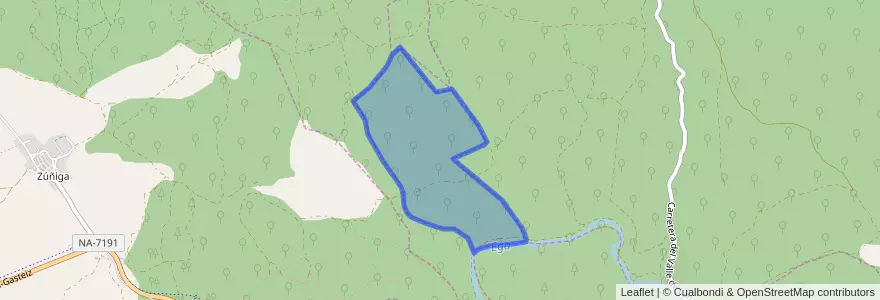 Mapa de ubicacion de Facería 36.