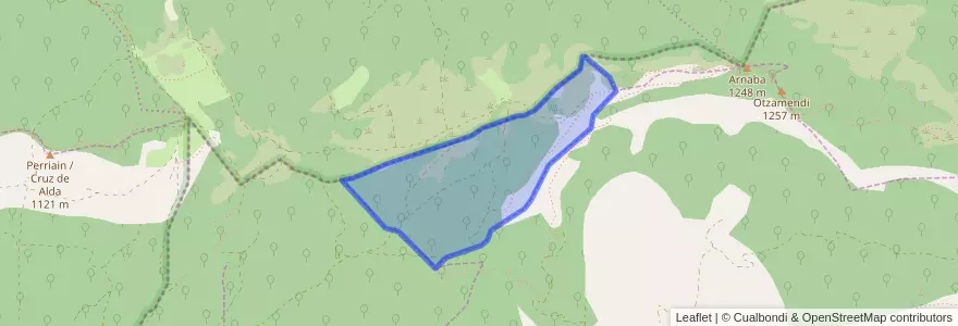 Mapa de ubicacion de Facería 40.