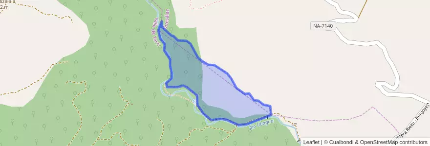Mapa de ubicacion de Facería 43.