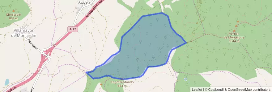Mapa de ubicacion de Facería 67.