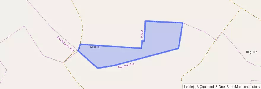 Mapa de ubicacion de Facería 84.