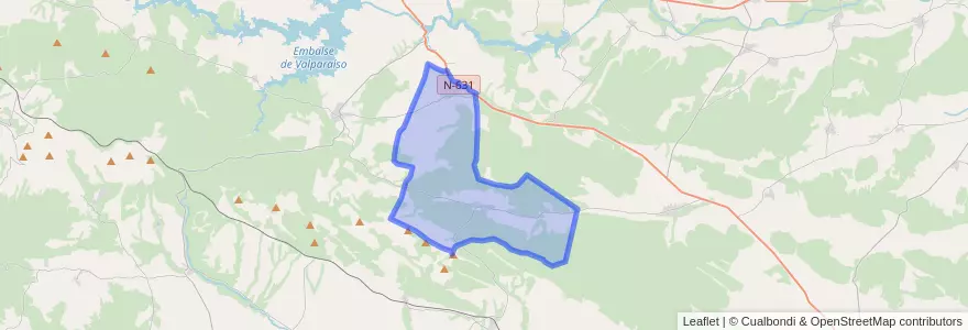 Mapa de ubicacion de Ferreras de Arriba.