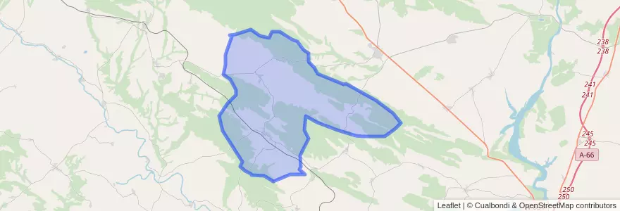 Mapa de ubicacion de Ferreruela.