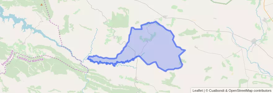 Mapa de ubicacion de Fontanarejo.