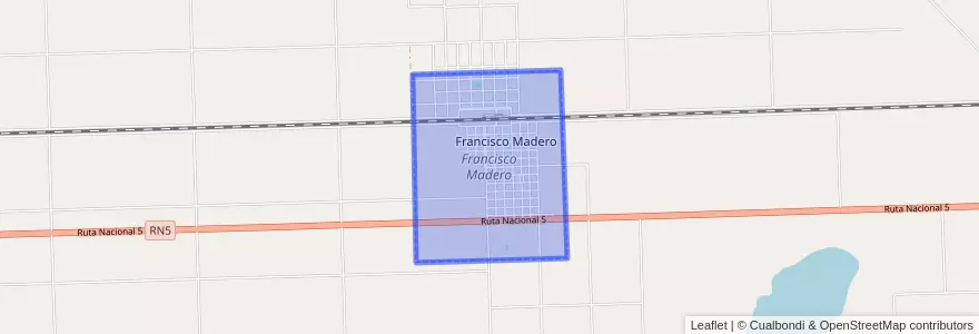 Mapa de ubicacion de Francisco Madero.