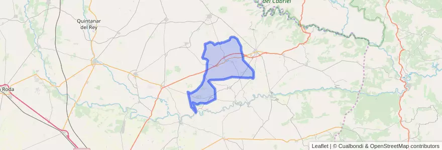 Mapa de ubicacion de Fuentealbilla.