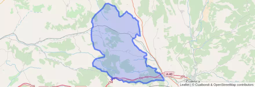 Mapa de ubicacion de Fuentenava de Jábaga.