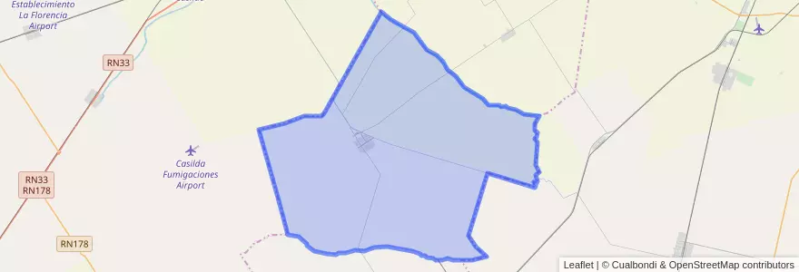 Mapa de ubicacion de Municipio de Fuentes.