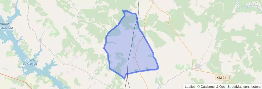 Mapa de ubicacion de Gabaldón.