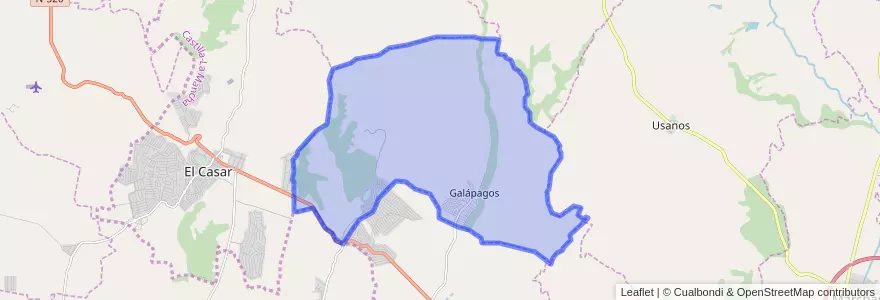 Mapa de ubicacion de 갈라파고스 제도.