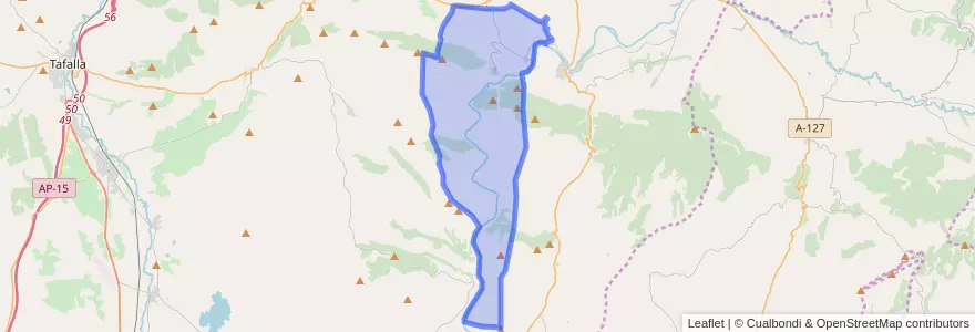 Mapa de ubicacion de Gallipienzo.