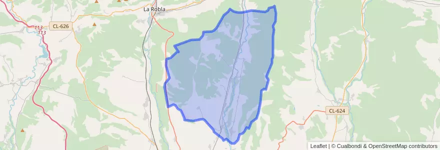 Mapa de ubicacion de Garrafe de Torío.