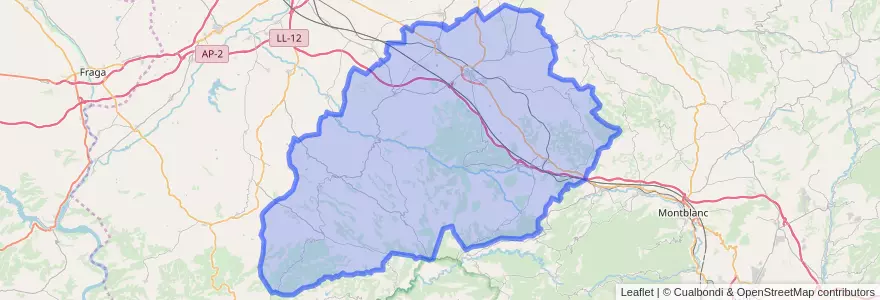 Mapa de ubicacion de Гарригес.