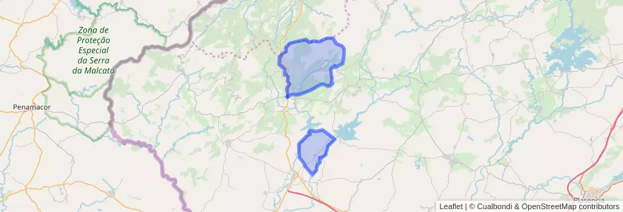 Mapa de ubicacion de Gata.