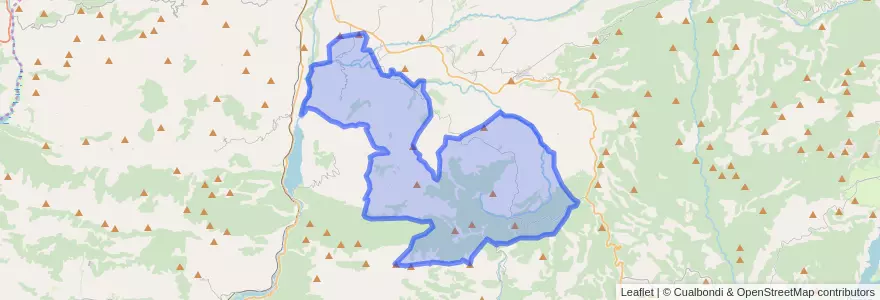 Mapa de ubicacion de Gavet de la Conca.