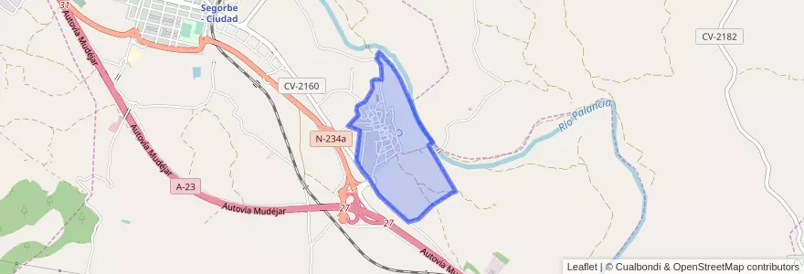 Mapa de ubicacion de Geldo.