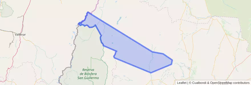 Mapa de ubicacion de General Lamadrid.