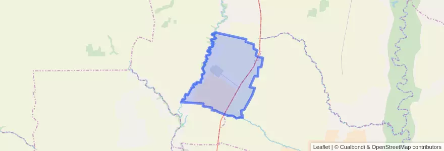 Mapa de ubicacion de Gobernador Mansilla.