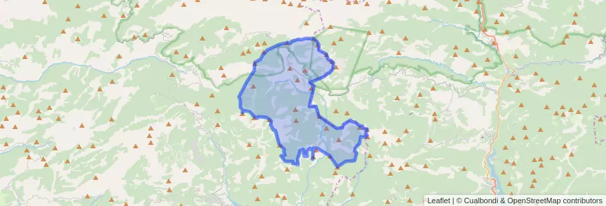 Mapa de ubicacion de Gósol.