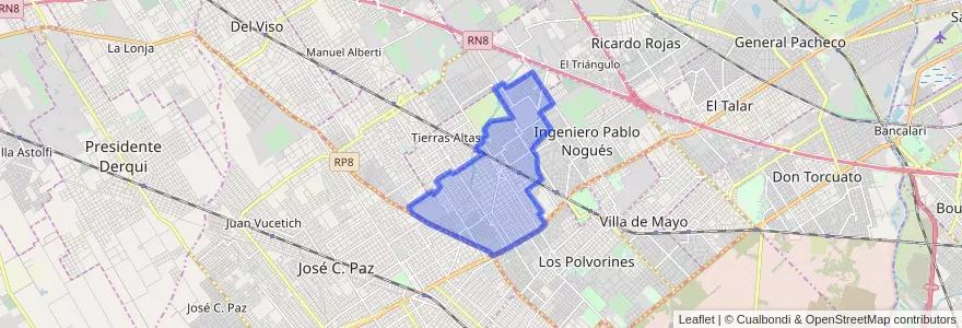 Mapa de ubicacion de Grand Bourg.