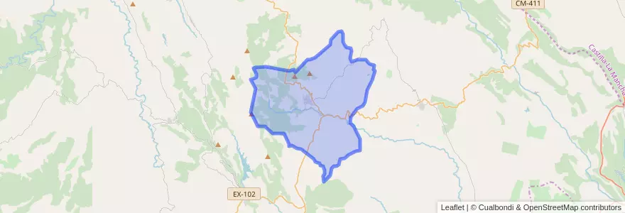 Mapa de ubicacion de Guadalupe.