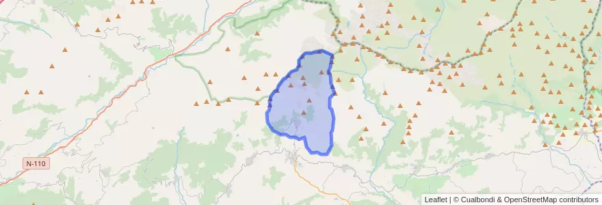 Mapa de ubicacion de Guijo de Santa Bárbara.