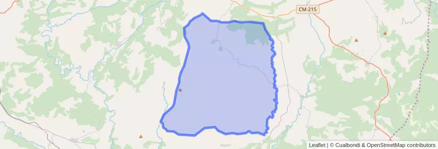 Mapa de ubicacion de Henarejos.