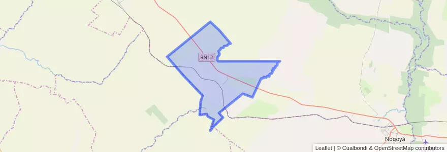 Mapa de ubicacion de Hernández.