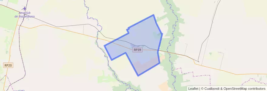 Mapa de ubicacion de Herrera.