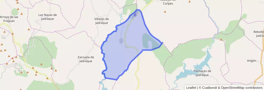 Mapa de ubicacion de Hiendelaencina.