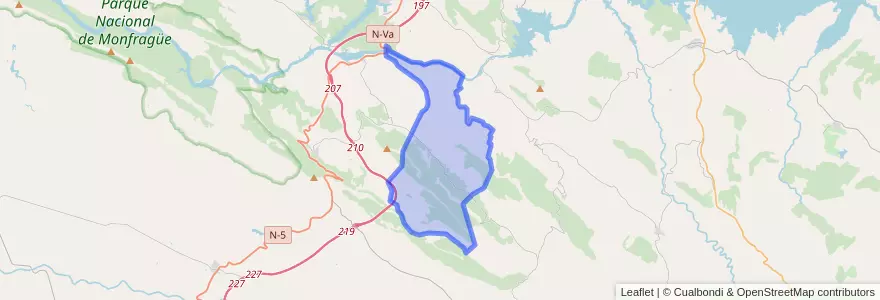 Mapa de ubicacion de Higuera.