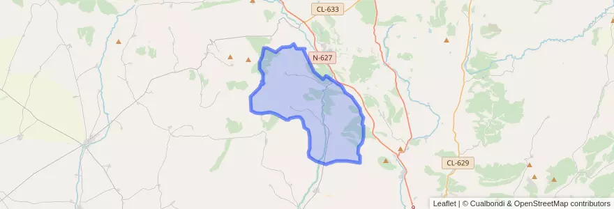 Mapa de ubicacion de Huérmeces.