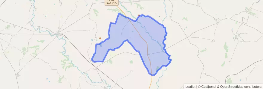 Mapa de ubicacion de Huerto.