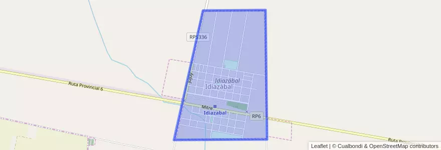 Mapa de ubicacion de Idiazábal.
