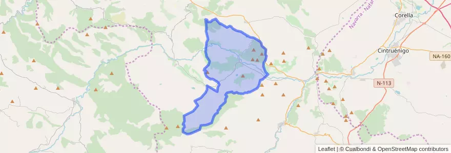 Mapa de ubicacion de Igea.