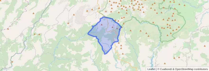 Mapa de ubicacion de Igualeja.