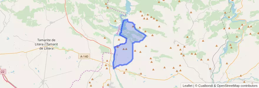 Mapa de ubicacion de Ivars de Noguera.